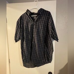 Nordstrom Black and White Casual Button Down Shirt
